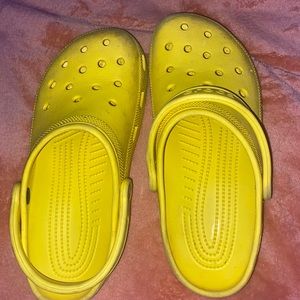 Yellow crocs